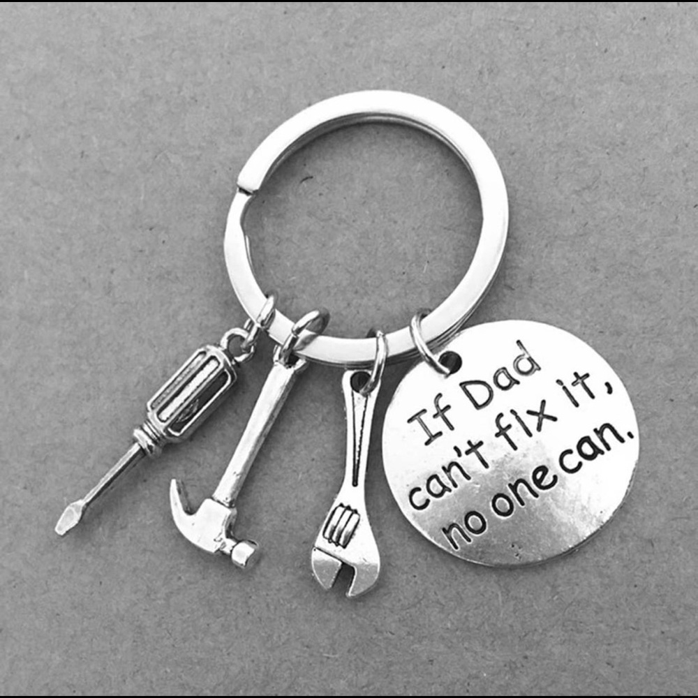 Dad tool keychain